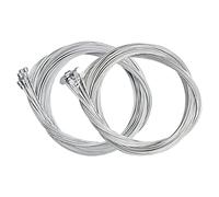 Pack de 20 Câble de Frein + Câble de Changement de Vitesse de Vélo, 10 Câble de Frein 1,75 m Long, 10 Câble de Manette de Vitesse 2 m Long, Universel Arrière Càble Dérailleur pour VTT Vélo Course