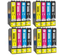 Pack de 20 Cartouches Compatible pour Epson 603XL Noir & Couleurs Qualitoner