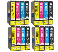 Pack de 20 Cartouches compatible pour Epson 603XL Noir et Couleurs Qualitoner