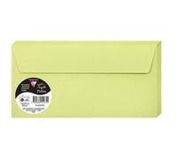 Pack de 20 enveloppes Clairefontaine DL Pollen 110 x 220 mm Vert Bourgeon Vert Bourgeon G