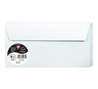 Pack de 20 enveloppes DL Pollen 110 x 220 mm Bleu ciel Bleu ciel G