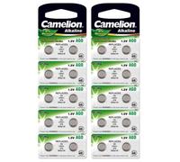 Pack de 20 piles Camelion Alcaline AG0/LR63/LR521/379 0% Mercury/Hg - 4984065468776