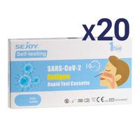 Pack De 20 Sejoy Sars-Cov-2 Test Rapide Antigène 1 Pièce