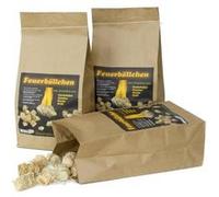 Feuerbällchen RaiffeisenWaren, allume-barbecue, allume-cheminée, allume-feu (allumeur écologique à base de produits naturels, pour allumer le charbon de bois, le feu de camp ou la cheminée) 2,5 kg
