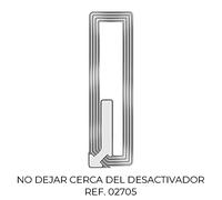 Pack de 2000 étiquettes anti-vol 3210 transparentes 1,9 x 6,5 cm 7223155 CHECKPOINT