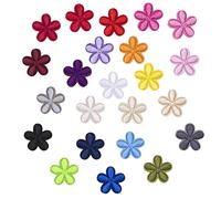 Pack De 23 Patchs Thermocollants À Fleurs Colorées, Patchs Thermocollants Marguerite, Patchs De Décoration Pour Vêtements, Patchs De Réparation De Tissu, Patchs Décoratifs Diy