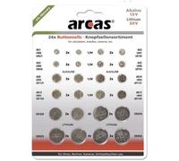 Camelion 12752400 Piles Bouton Lot de 24 Argent