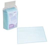 Pack de 25 alèses jetables Aidapt blanc/beige