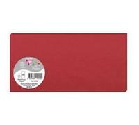 Pack de 25 cartes Pollen 106 x 213 mm Rouge groseille Rouge groseille G