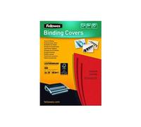 Pack de 25 Couvertures de reliure Delta Grain Cuir Rouge