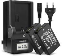 Pack de 2X Batteries EN-EL20 EN-EL20a 800mAh avec Station de Charge Compatible avec Appareil Photo Nikon J1 J2 J3 1 S1 1 V3 Coolpix A P1000 CoolPix P950 DL24-500, Chargeur LCD MH-27 MH-29