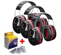 Pack de 3 3M Peltor Optime III 3 casques antibruit pour environnement extrême