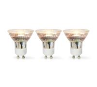 Pack de 3 Ampoule LED GU10 Spots 4,5W 345lm 2700K IPX2 Vintage Blanc