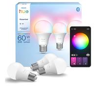 Pack de 3 Ampoules connectées Philips Hue Essential E27 ambiance Blanc et couleur