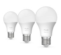 Pack de 3 Ampoules connectées Philips Hue Essential E27 ambiance Blanc et couleur Blanc H