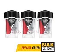 Pack de 3 bâtons de crème déodorante Rexona pour hommes protection maximale I...