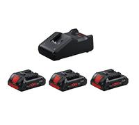 Pack de 3 batteries 18 V ProCORE 4 Ah + chargeur GAL 18V-40 BOSCH 0615990N2G