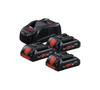 Bosch Pack de 3 batteries 18V ProCORE 4 Ah + chargeur GAL 18V-40 – 0615990N2G