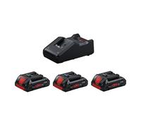 Pack de 3 batteries 18V ProCORE 4Ah + chargeur GAL 18V-40 - BOSCH - 0615990N2G