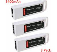 pack de 3 batteries 5400mAh 11,1V 3S LiPO pour Yuneec Q500 Q500 + Typhoon 4K RC quadricoptère drone