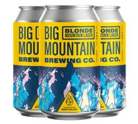 Pack de 3 bières - Blonde mountain lager - Brasserie Big Mountain - 33 cl x 3