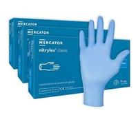 Pack de 3 Boites de 100 GANTS NITRILE Bleu Pour Professionnels de l'Esthétique TAILLE XL MERCATOR