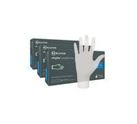 Pack de 3 Boites de 100 GANTS VINYLE NON POUDRE Transparent Pour Tatoueurs Taille XL MERCATOR MP3BGVNPPTXL