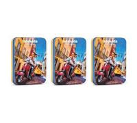 Pack de 3 boîtes de Chocolat au Lait Lisbonne - 50 g - Boîtes qui recréent la ville de Lisbonne - Remplies de saveur - Chocolat idéal pour offrir - Produit gastronomique portugaise