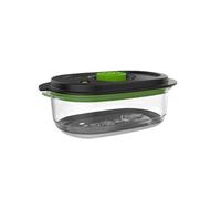 FoodSaver Boîtes alimentaires hermétiques sans BPA – 700 ml/1,2 l/1,8 l – Transparent/Noir – 3 unités