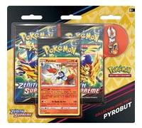Pack de 3 Boosters et Pin à collectioner Pokémon Zénith Suprême Multicolore C