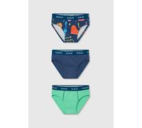 Pack de 3 boxers en coton imprimé multicolore 10A