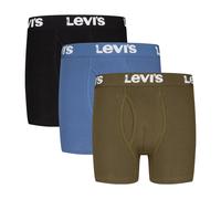 Levi's Kids LHB Levis 3PK Boxer Brief 9L0311 sous-vêtement, Noir, M Garçon
