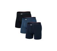Saxx Underwear Vibe Xtra Brief Fly Boxers 3 Units Bleu,Noir M Homme