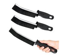 Pack de 3 Brosses de Nettoyage: Poils Nylon Denses 1.5cm pour Interstices, Brosse Joint Carrelage sans Rayure, avec Trou Suspendable - 22cm
