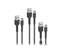 SBS TEKITUSBC3IN1K câble USB USB 2.0 2 m USB A USB C Noir