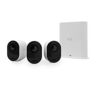 Arlo Caméra de surveillance extérieure Ultra 2 – Pack de 3 Blanc
