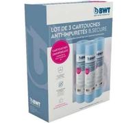 Pack de 3 cartouches - BWT - B.SECURE - Compatible avec tous les filtres 10
