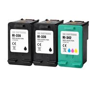 Pack de 3 Cartouches Compatibles HP 336 & 342 pour Deskjet, OfficeJet, PhotoSmart et PSC
