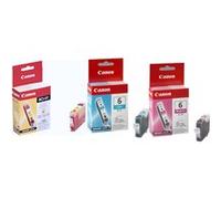 Canon Cartouches d'encre BCI-6 Couleur G – Pack de 3