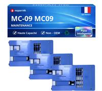 Pack de 3 Cartouches maintenance compatible pour Canon MC 09 MC-09 1320B012 Kit Maintenance NOPAN-INK