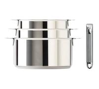 Pack de 3 Casseroles Amovible Inox + Poignée Zé…