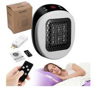 Pack de 3 chauffages instantanés puissants - Chauffage de pièce réglable en 30 secondes, Gris white CHAUFFAGE A AIR PULSE