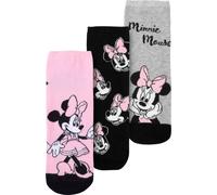 Pack de 3 chaussettes de baskets Disney Minnie Mouse pour femmes - Confort et style 35-38