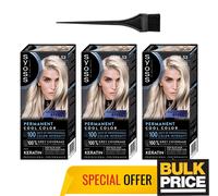 Pack de 3 couleurs de cheveux professionnelles Syoss 10-53 Cool Light Blond C...