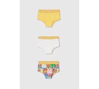 Pack de 3 culottes en coton imprimé multicolore 10A