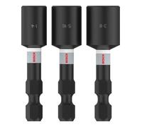 Pack de 3 Douilles Impact 1/4"-5/16"-3/8" x 50 mm PRO Nutsetter 2608521U65 - Bosch