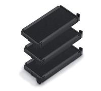 Pack de 3 encreurs 4913 de couleur noir pour tampon printy 4913 - encreur - encre - changement - remplacement - recharge
