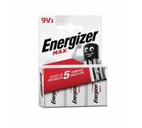 Pack de 3 Energizer Max Alkaline 9V piles jetables
