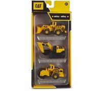 Funrise Cat 3 engins de chantier métal 10 cm