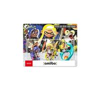 Pack de 3 Figurines Amiibo Splatoon Octaling + Inkling + Salmioche